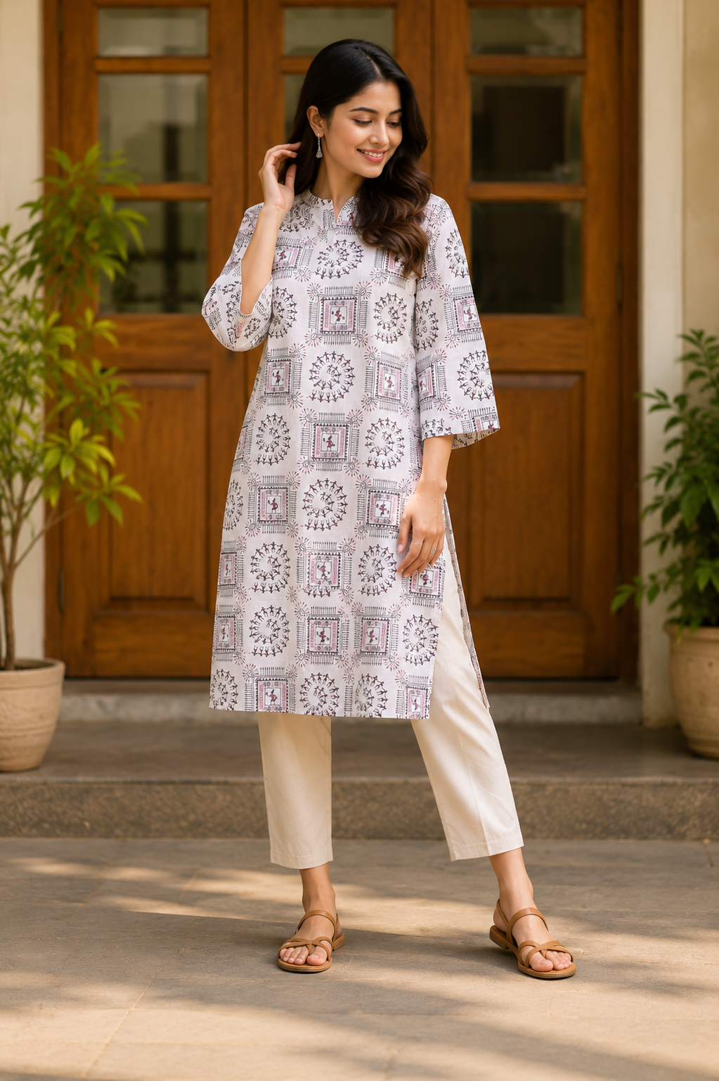 Women’s Printed Cotton Kurti – Elegant Ethnic Wear