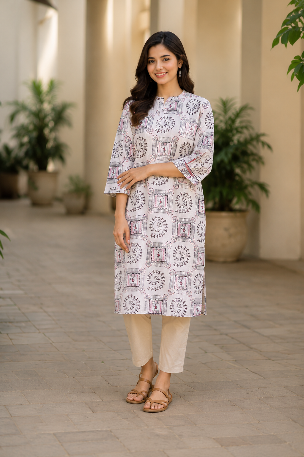 Women’s Printed Cotton Kurti – Elegant Ethnic Wear