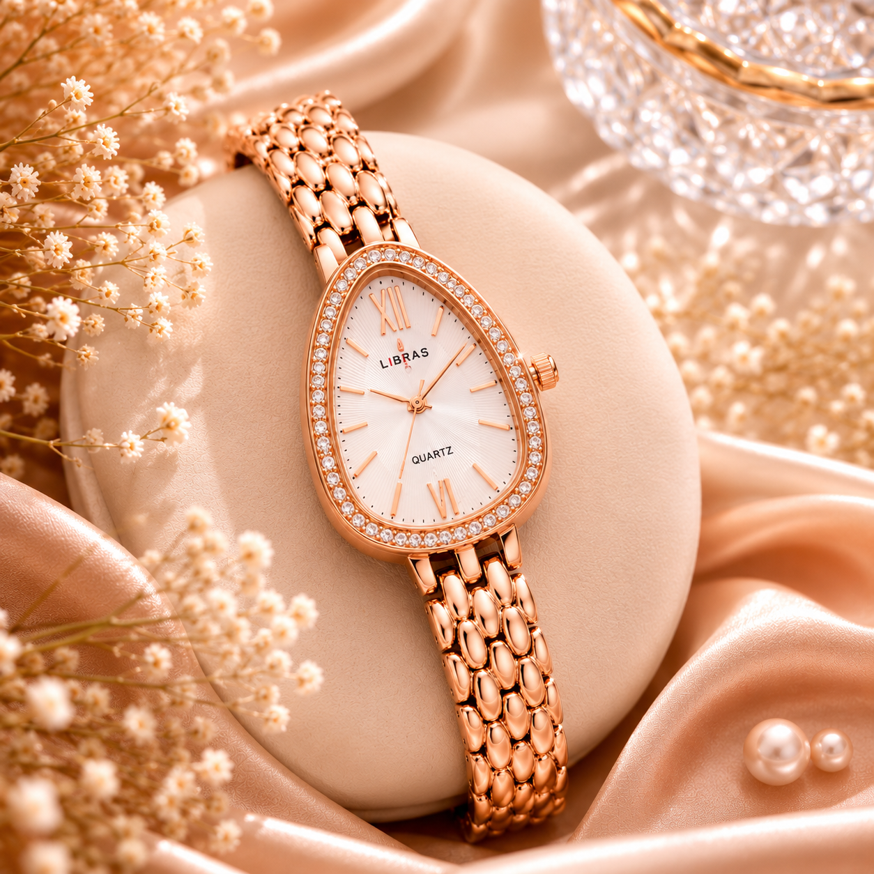 LIBRAS Women's  Rose Gold Analog Watch