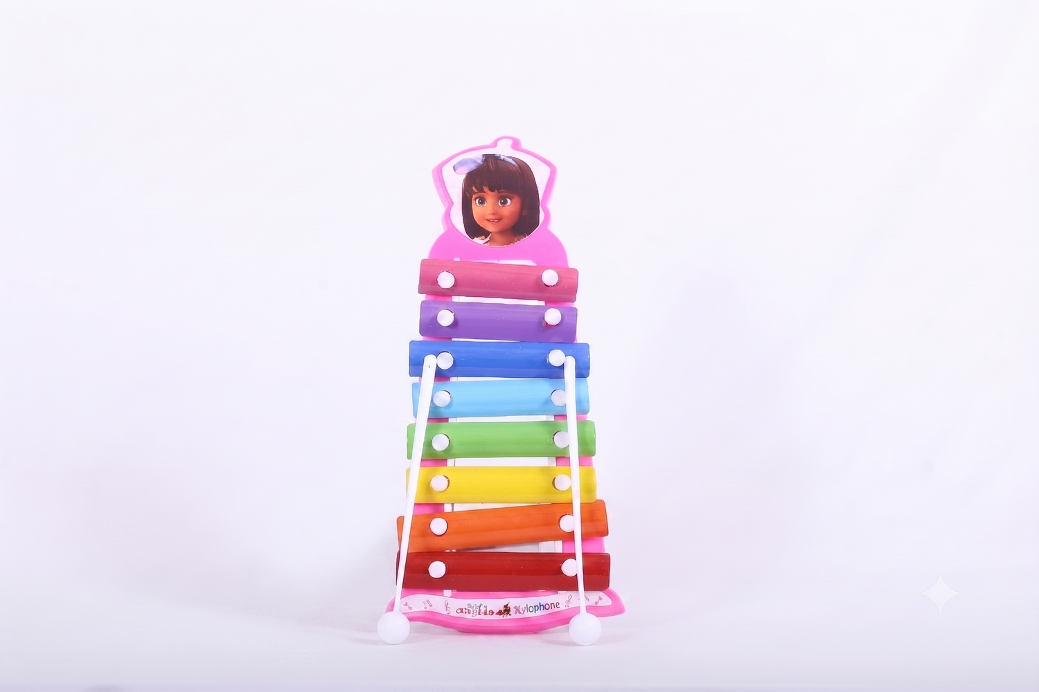 XYLOPHONE MUSICAL TOY,8 COLOURFUL METAL KEYS WITH 2 MALLETS