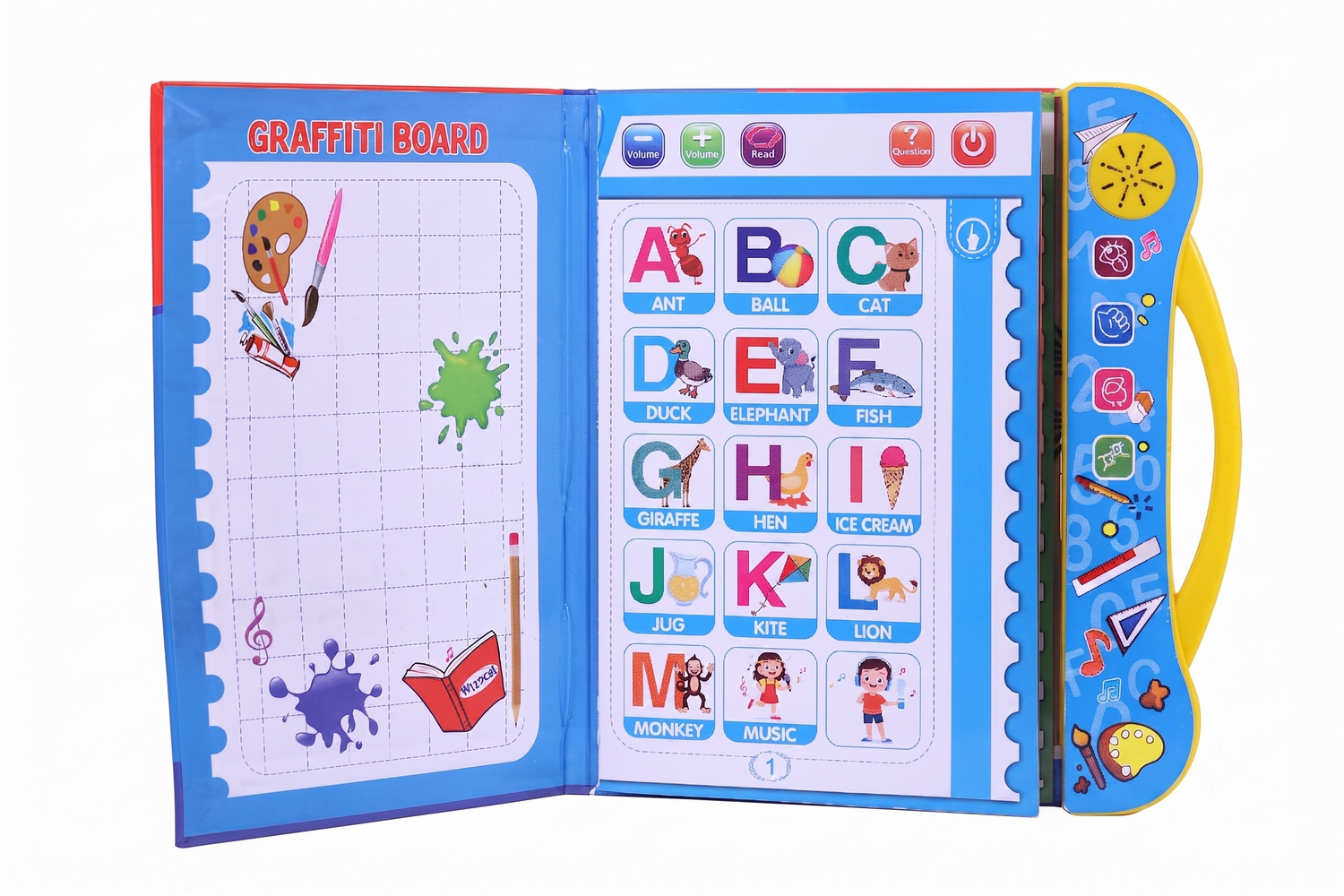 Musical Sound Book for Kids with Interactive Buttons | Intelligence Learning Toy for Early Brain Development | Fun Music & Activities for Toddlers Preschool Ages 2–6
