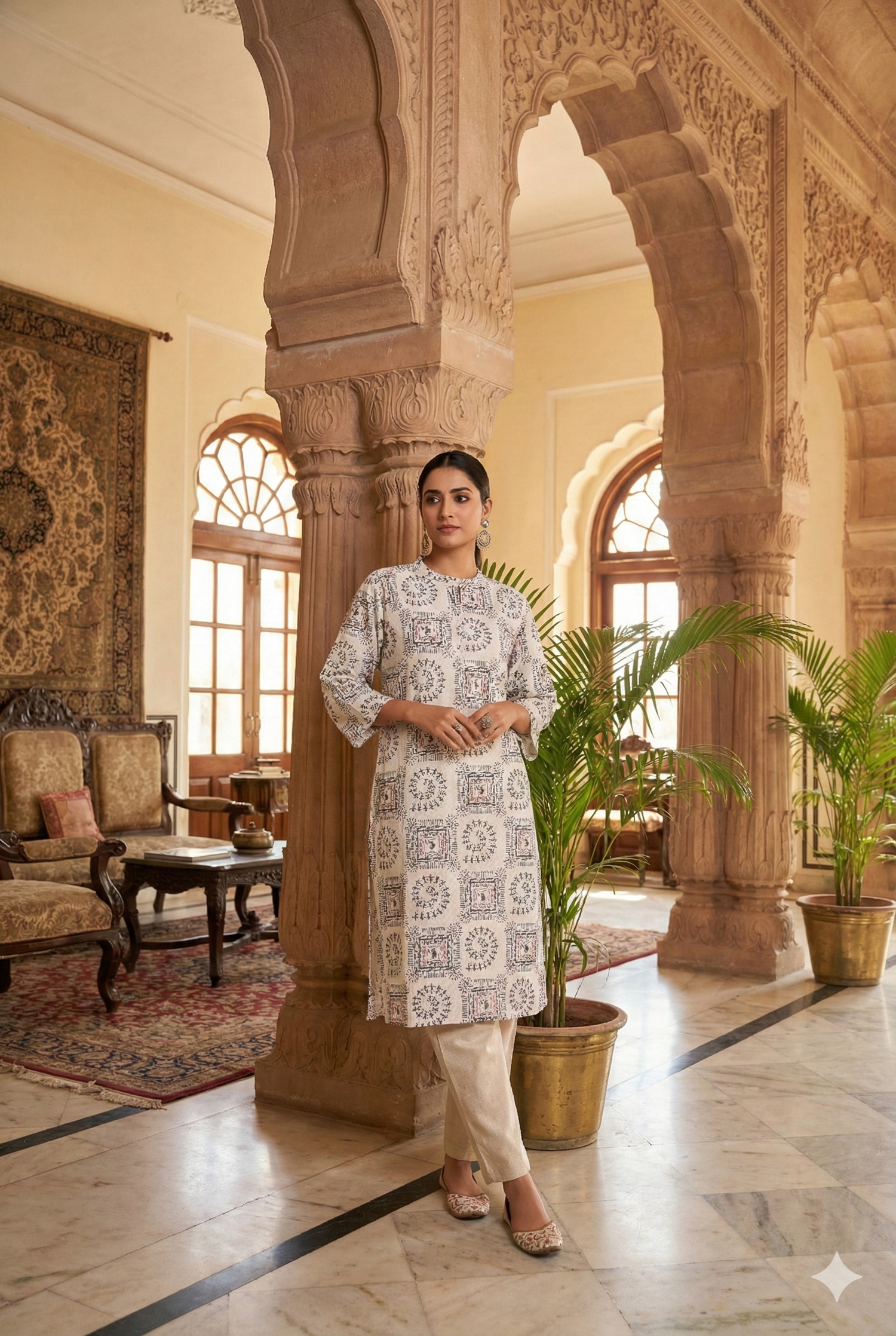 Women’s Printed Cotton Kurti – Elegant Ethnic Wear